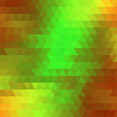 Multicolor Abstract Background Consisting of Triangles