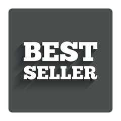 Best seller sign icon. Best seller award symbol