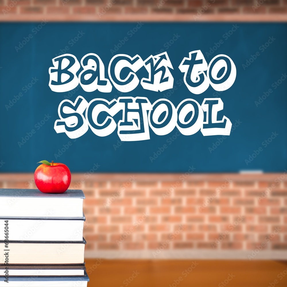 Poster Composite image of back to school message