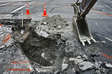 repair of streets in urban areas of the city