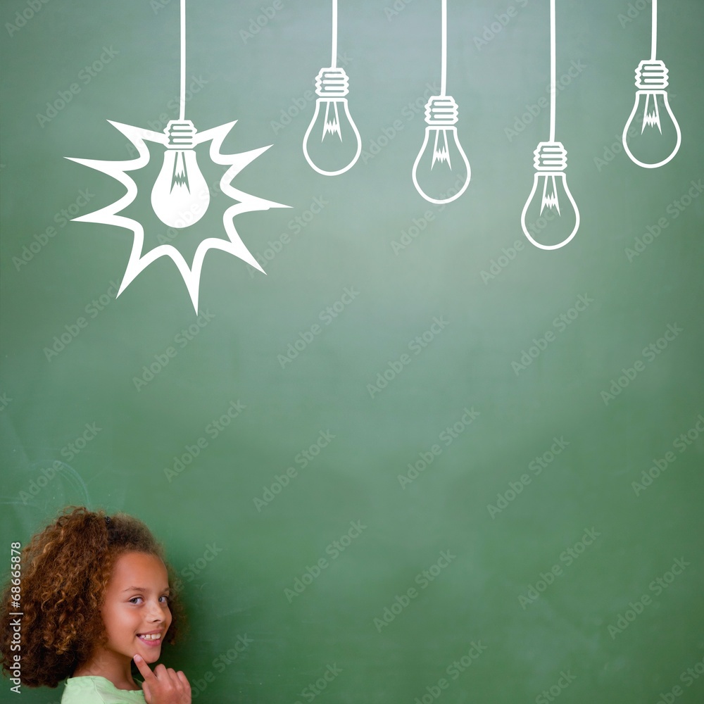 Poster composite image of idea and innovation graphic