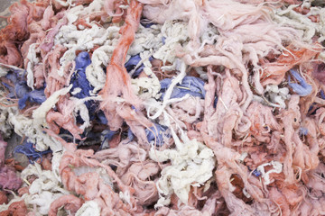 Dyed wool