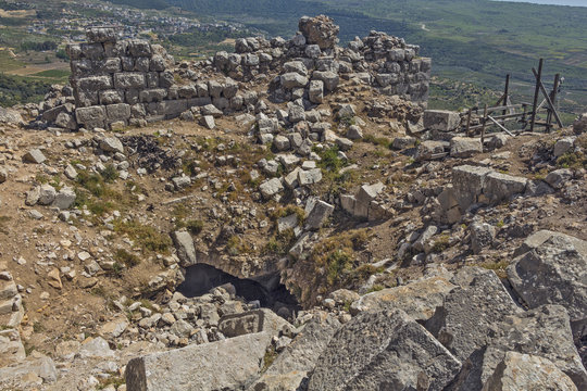 Ancient fortress in Israel Nimrod.