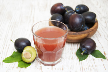 Plum juice