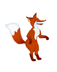 Illustration of a fox
