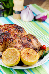 Baked tasty hot chicken