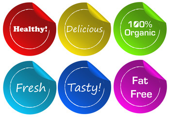 Food label stickers