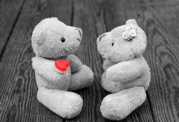 toys bears in love