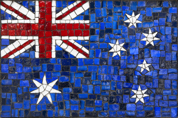 Mosaic flag of Australia