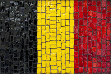 Mosaic flag of German