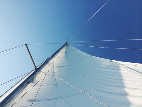 Vele gonfie dal vento