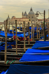 Venice, Italy - Gondolas and San Giorgio Maggiore