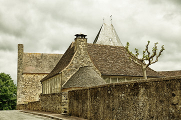 French medieval town Audrix