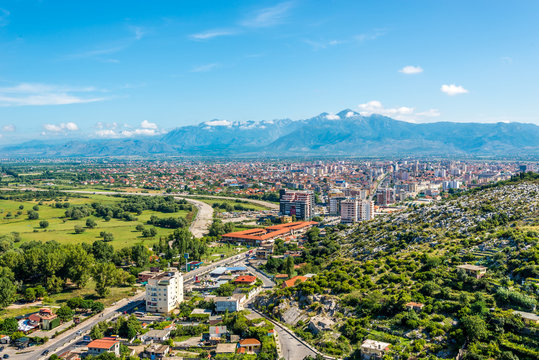 View at Shkodra city