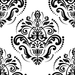 Damask Seamless Pattern. Abstract Background