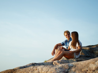 Fototapeta premium Young couple together