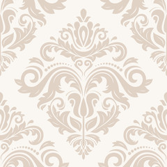 Damask Seamless Pattern. Abstract Background
