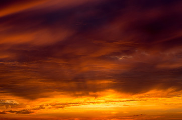 Fototapeta premium Sky background on sunset