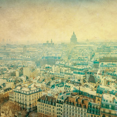 Fototapeta premium old fashioned paris france