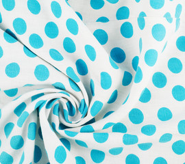 Fragment of a polka dot cloth
