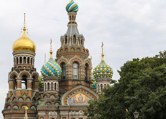 Fototapeta na wymiar Blutskirche in Sankt Petersburg
