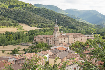 Fototapeta na wymiar Monastery of Yuso and Suso, San Millan de la Cogolla, Rioja, Sp