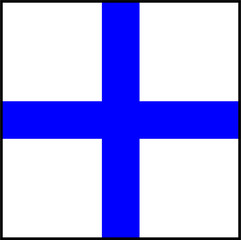 Obraz premium International maritime signal flag