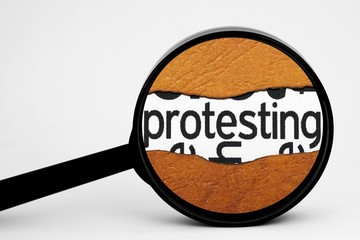 Search for protest