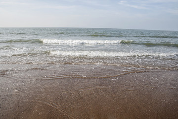 Fototapeta na wymiar seashore in the north sea, belgium
