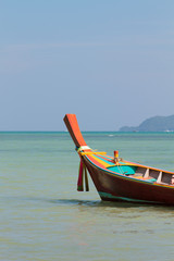 Naklejka premium Boat in Phuket Thailand