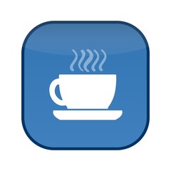 Café sur un bouton
