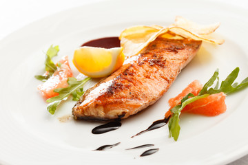 salmon steak