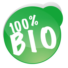 Fototapeta premium 100 % BIO Button