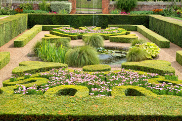 Sunken Garden at Hampton Court Palace, UK