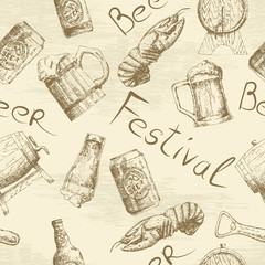 Sketch beer pattern