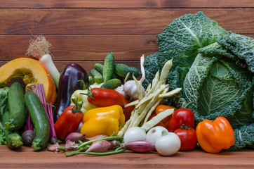 vegetables composition