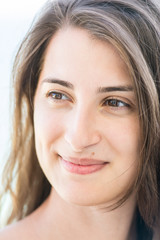 Obraz premium Pretty Young Girl Close Up Portrait