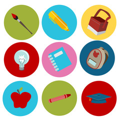 Education Flat Icons