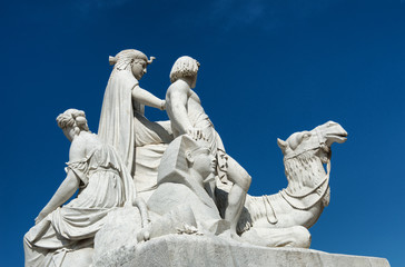 Stone Statue of Prince Albert Memorial in London