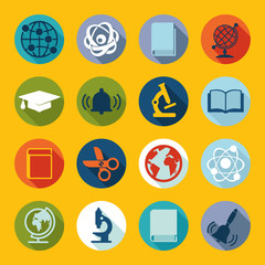 Set of education icons