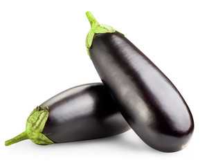 Black eggplants