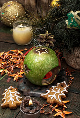 toys and Christmas decorations