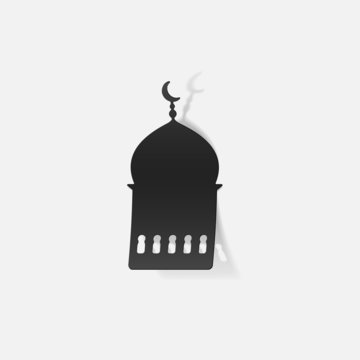 realistic design element: mosque