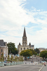 Fototapeta na wymiar view of St Laud's Church in Anges, France