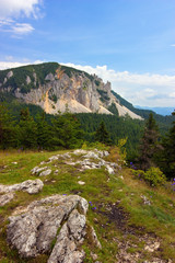 Scenic landscape with rocks