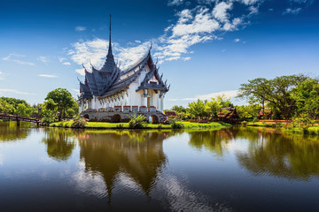 Fototapeta na wymiar Sanphet Prasat Palace, Ancient City, Bangkok