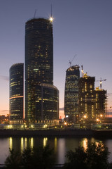 Fototapeta na wymiar Moscow-city