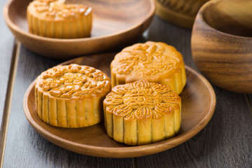 Moon cakes for the Chinese Mid-autumn festival