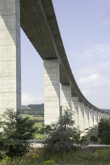 Large highway viaduct