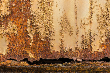 Iron surface rust
